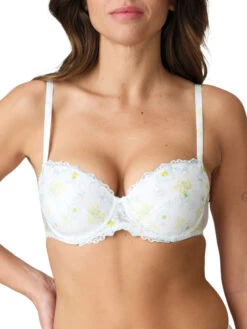 MARIE JO Chen Padded Balcony Bra - White Yacht