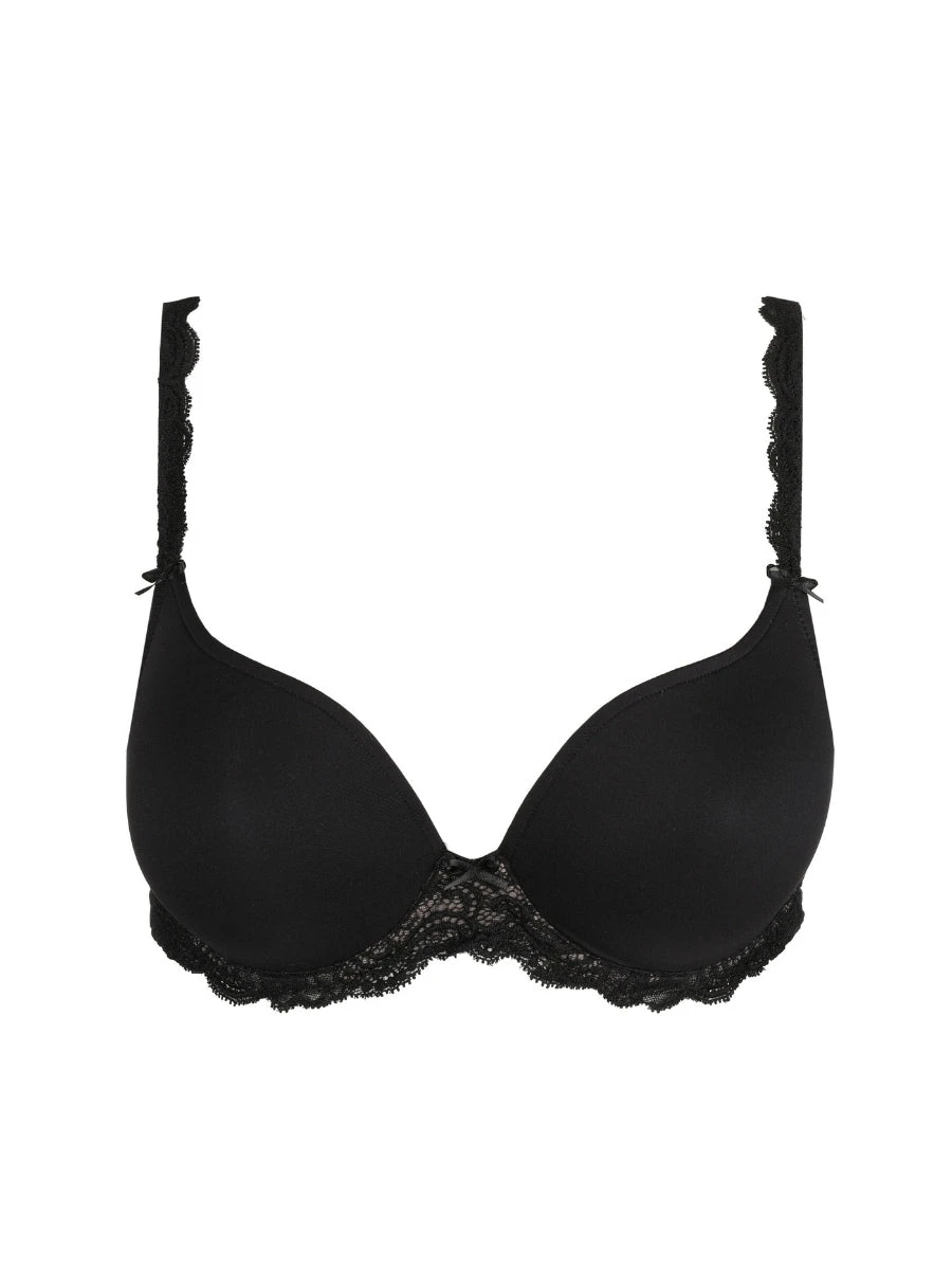 MARIE JO Cyrile Padded Heartshape Bra - Black - Image 9