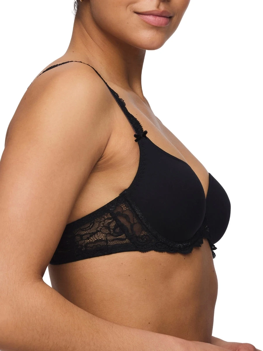 MARIE JO Cyrile Padded Heartshape Bra - Black - Image 3