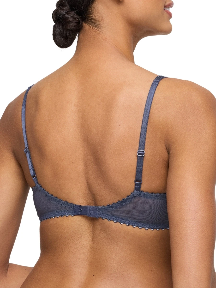MARIE JO Jane Horizontal Seam Balcony Bra - Blue Shadow - Image 2