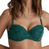 MARIE JO Junoo Padded Balcony Bra - Jasper Green