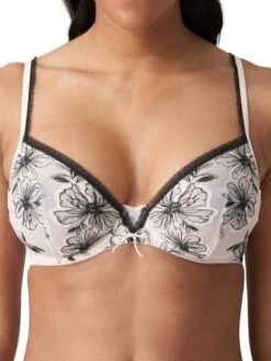 MARIE JO Noorah Plunge Bra - Black/Blush