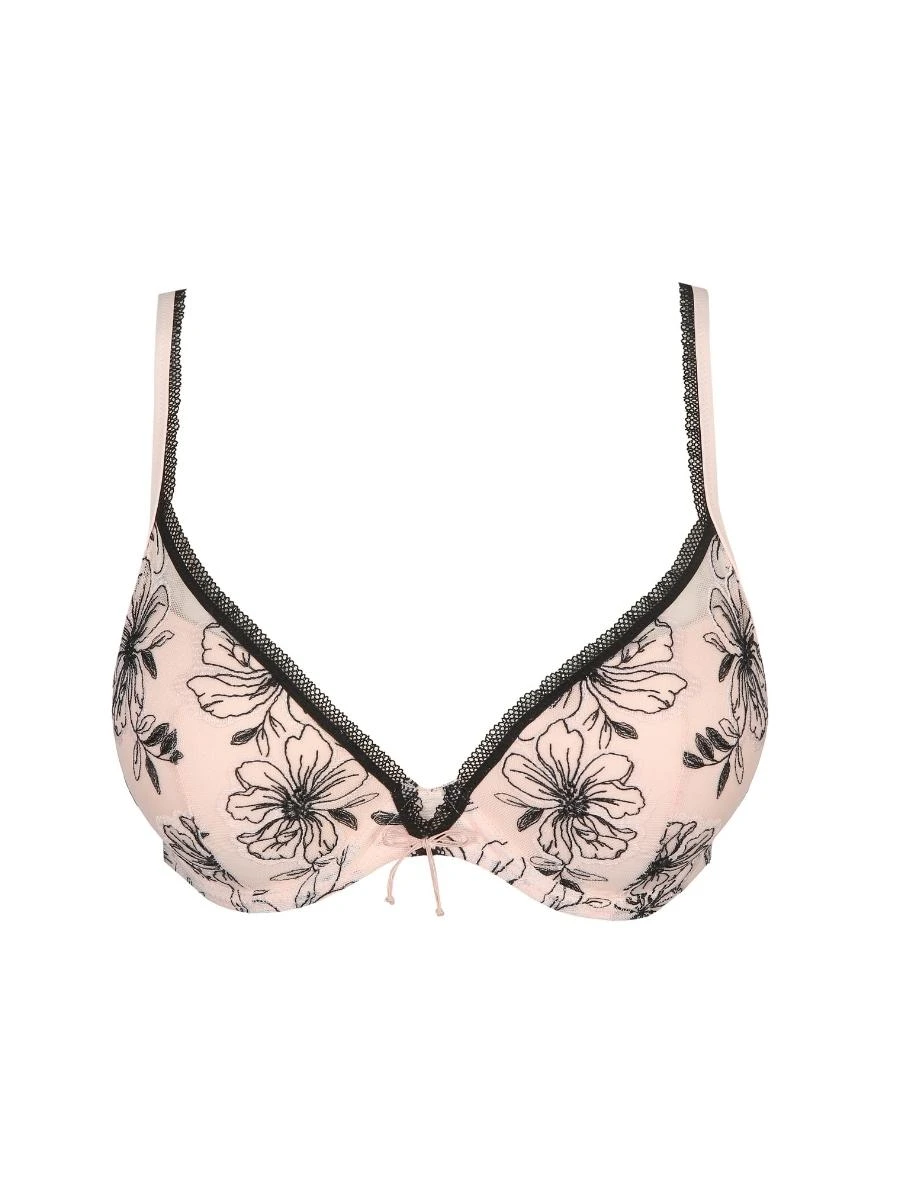 MARIE JO Noorah Push Up Bra - Black/Blush - Image 5