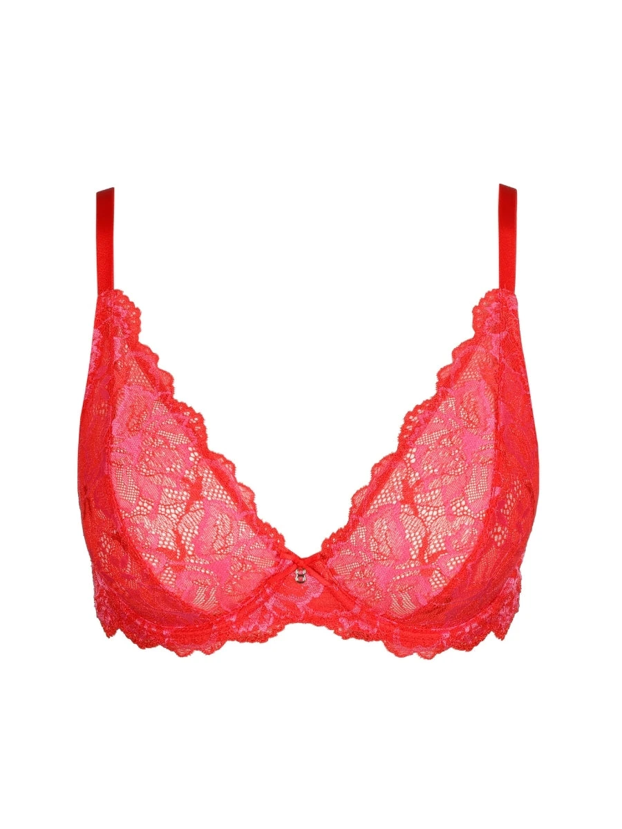 MARIE JO Manyla Plunge Bra - Pixie Red - Image 8