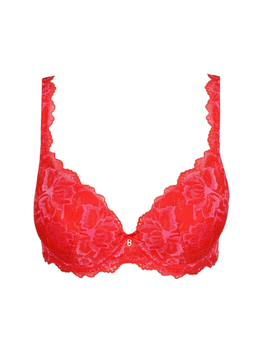 MARIE JO Manyla Padded Heartshape Bra - Pixie Red - Image 7