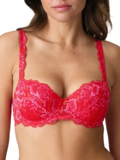 MARIE JO Manyla Padded Balcony Bra - Pixie Red