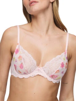 MARIE JO Selyna Plunge Bra - Gardenia Rose