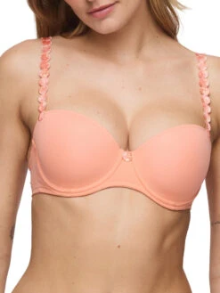 MARIE JO Tom Padded Balcony Bra - Papaya Smoothie