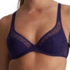 MARIE JO Tulio Half Padded Plunge Bra - Majestic Purple