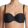 MARIE JO Tom Padded Strapless Bra - Charcoal
