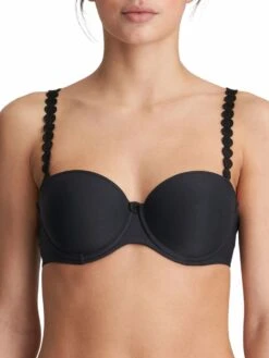 MARIE JO Tom Padded Strapless Bra - Charcoal