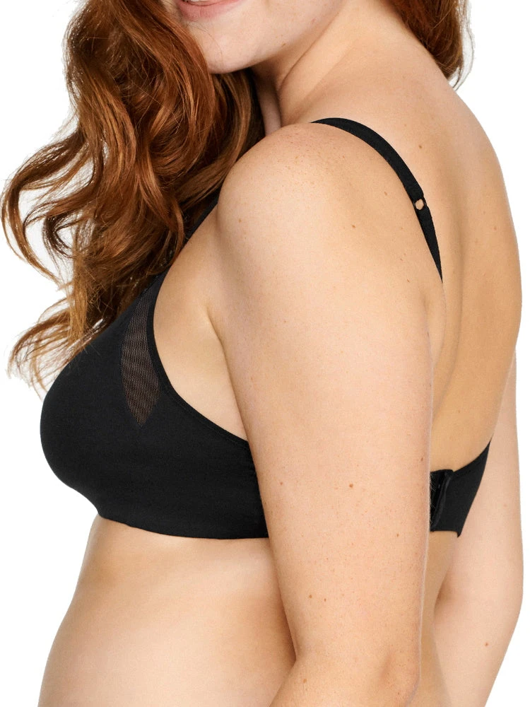 Naturana Wellness Elasticup Soft Cup Bra - Black - Image 3