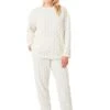 Cable Knit Fleece Pyjama Set