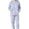 Animal Print Long Sleeve Pyjama Set