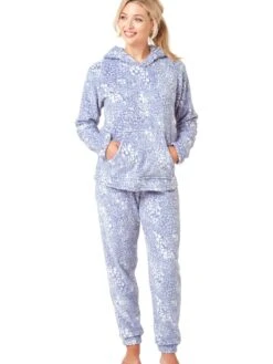 Animal Print Long Sleeve Pyjama Set