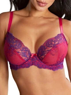 Panache Ana Plunge Bra - Orchid/Indigo