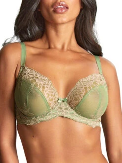 Panache Ana Plunge Bra - Sage/Sand