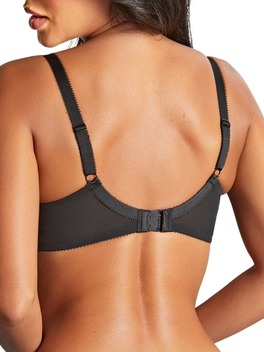 Panache Blossom Balcony Bra - Black - Image 2