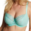 Panache Blossom Balcony Bra - Jade