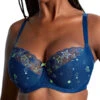 Panache Blossom Balcony Bra - Celeste