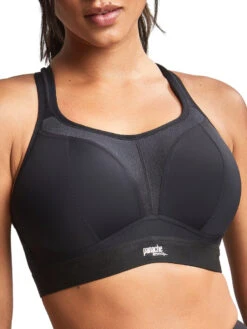 Panache Boundless Non Wired Racerback Sports Bra - Black