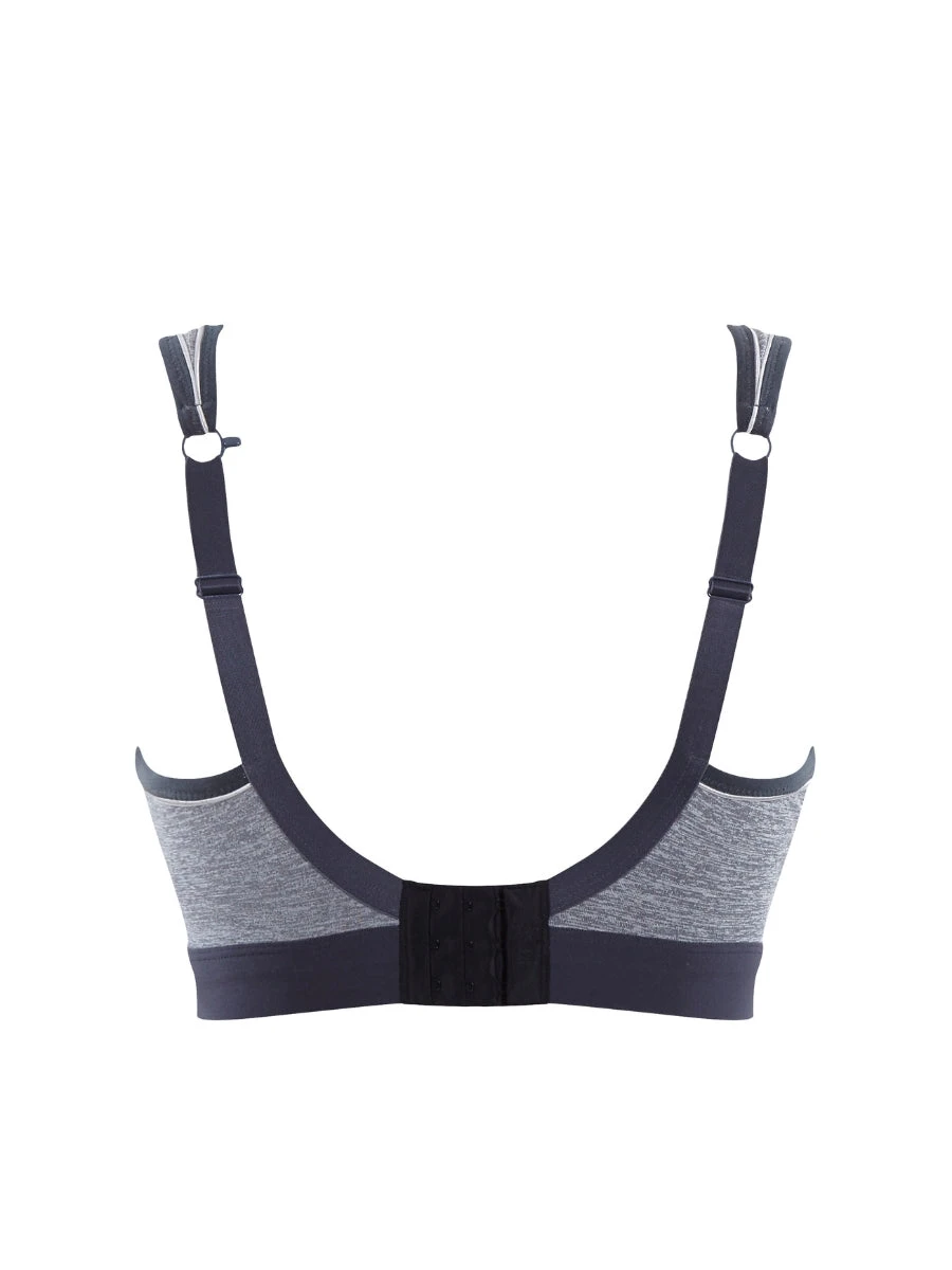 Panache Boundless Non Wired Racerback Sports Bra - Charcoal Marl - Image 14