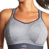 Panache Boundless Non Wired Racerback Sports Bra - Charcoal Marl