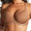 Panache Cari Moulded Spacer T-Shirt Bra - Caramel