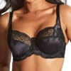 Panache Clara Full Cup Bra - Charcoal/Black