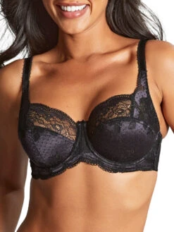 Panache Clara Full Cup Bra - Charcoal/Black