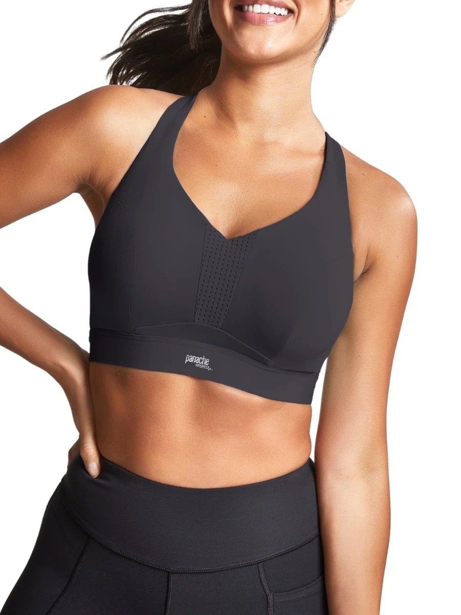 Panache Endurance Wired Racerback Sports Bra - Black - Image 4