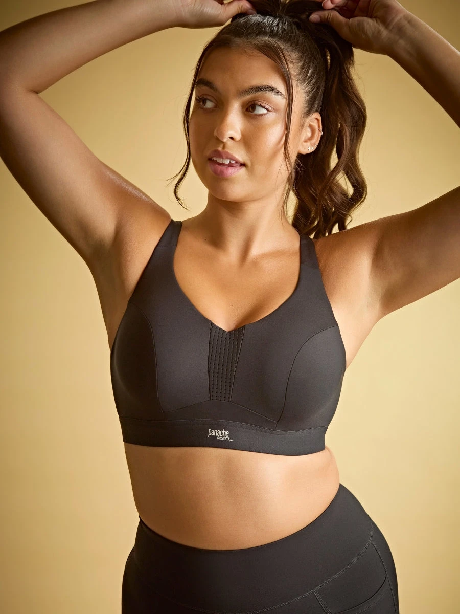 Panache Endurance Wired Racerback Sports Bra - Black - Image 11