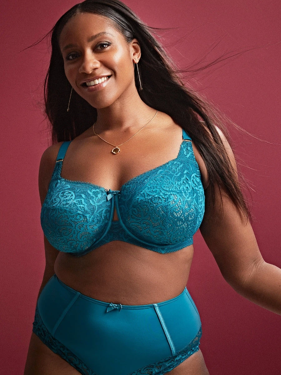 Estel Full Cup Bra - Emerald - Image 6