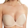 Panache Faith Moulded Strapless Bra - Latte