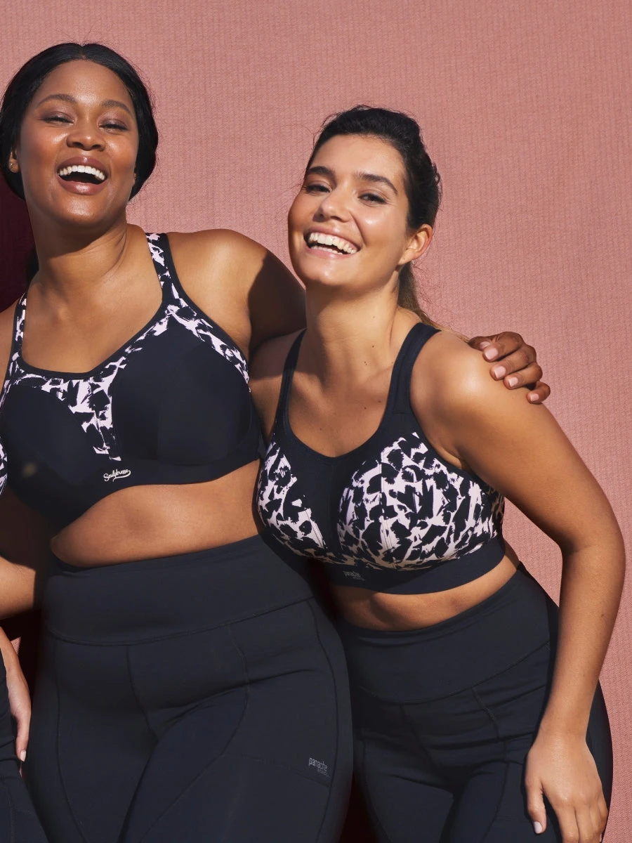 Panache Boundless Non Wired Racerback Sports Bra - Mono Print - Image 8