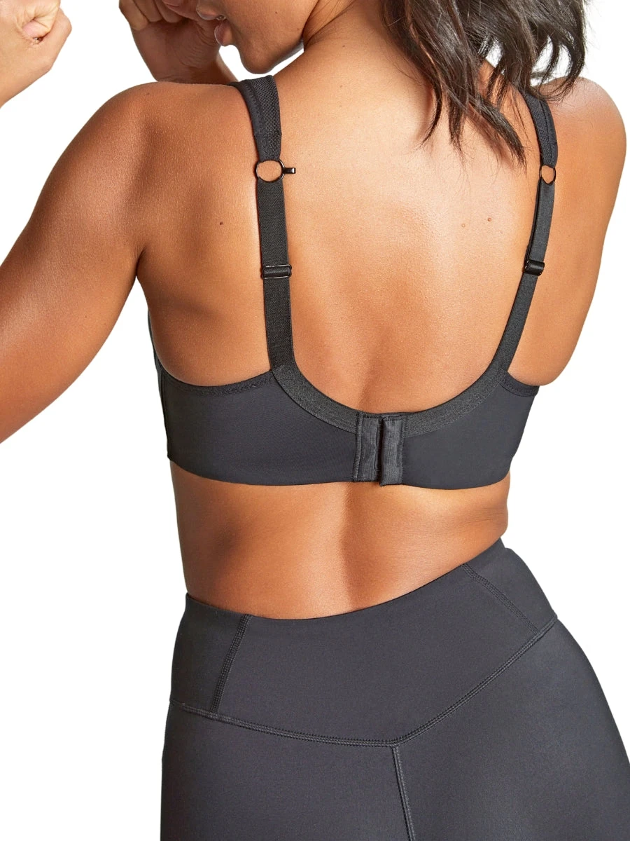 Panache Power Wired Racerback Sports Bra - Black - Image 5