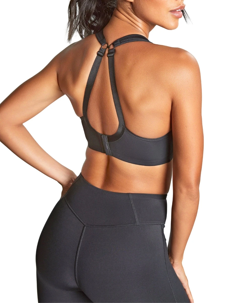 Panache Power Wired Racerback Sports Bra - Black - Image 6