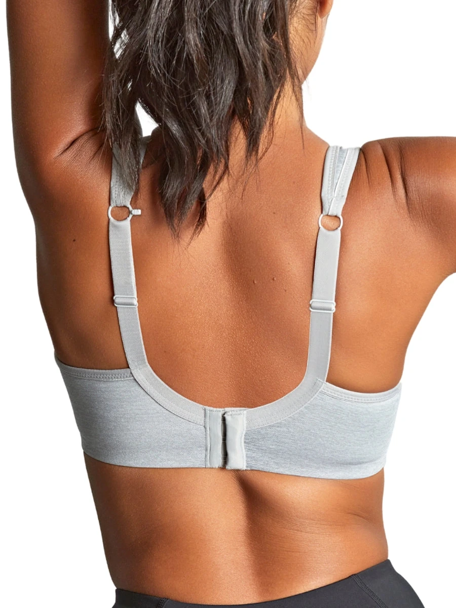 Panache Power Wired Racerback Sports Bra - Grey Marl - Image 2