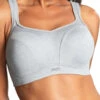 Panache Power Wired Racerback Sports Bra - Grey Marl