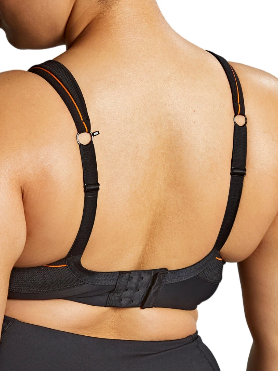 Activate Wired Racerback Sports Bra - Black - Image 2