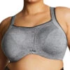 Activate Wired Racerback Sports Bra - Charcoal Marl