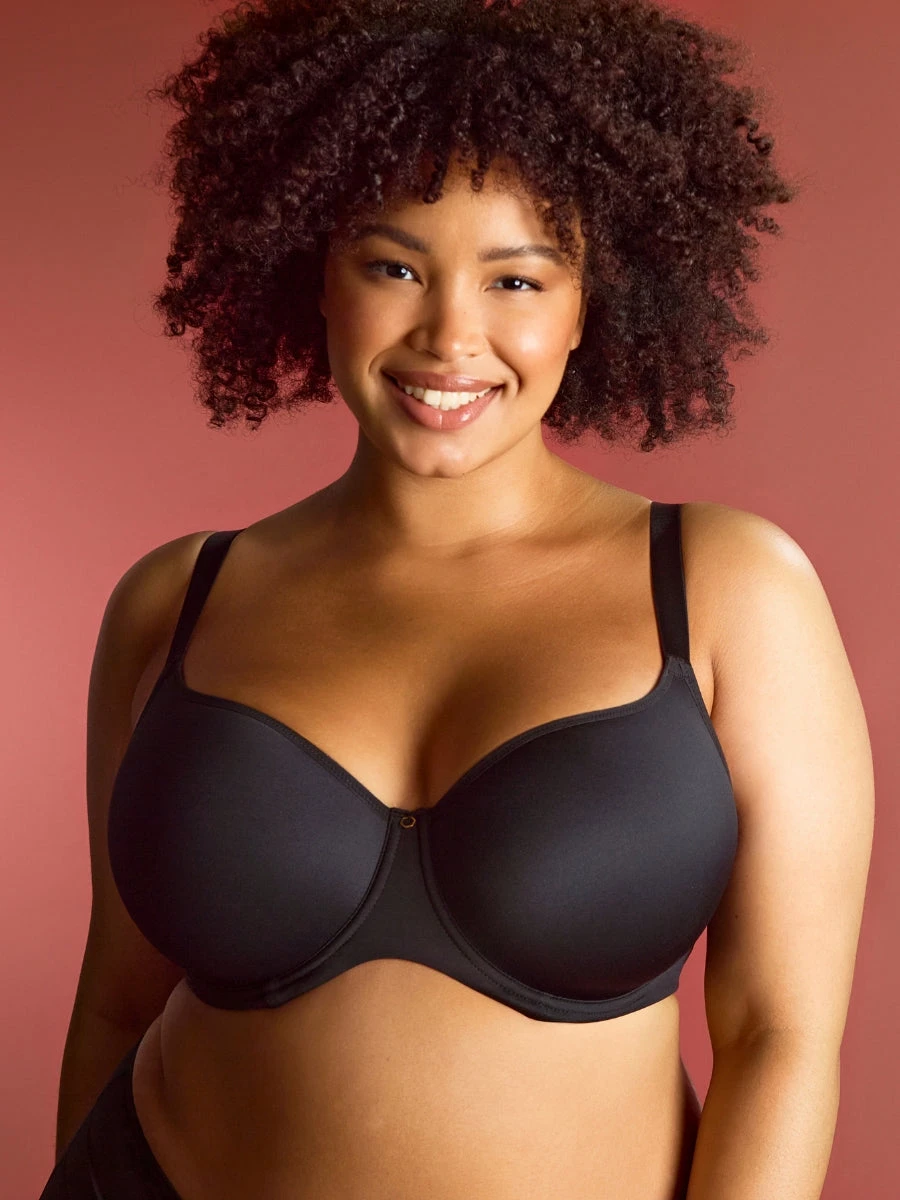 Elegance Moulded Spacer Bra - Noir - Image 9