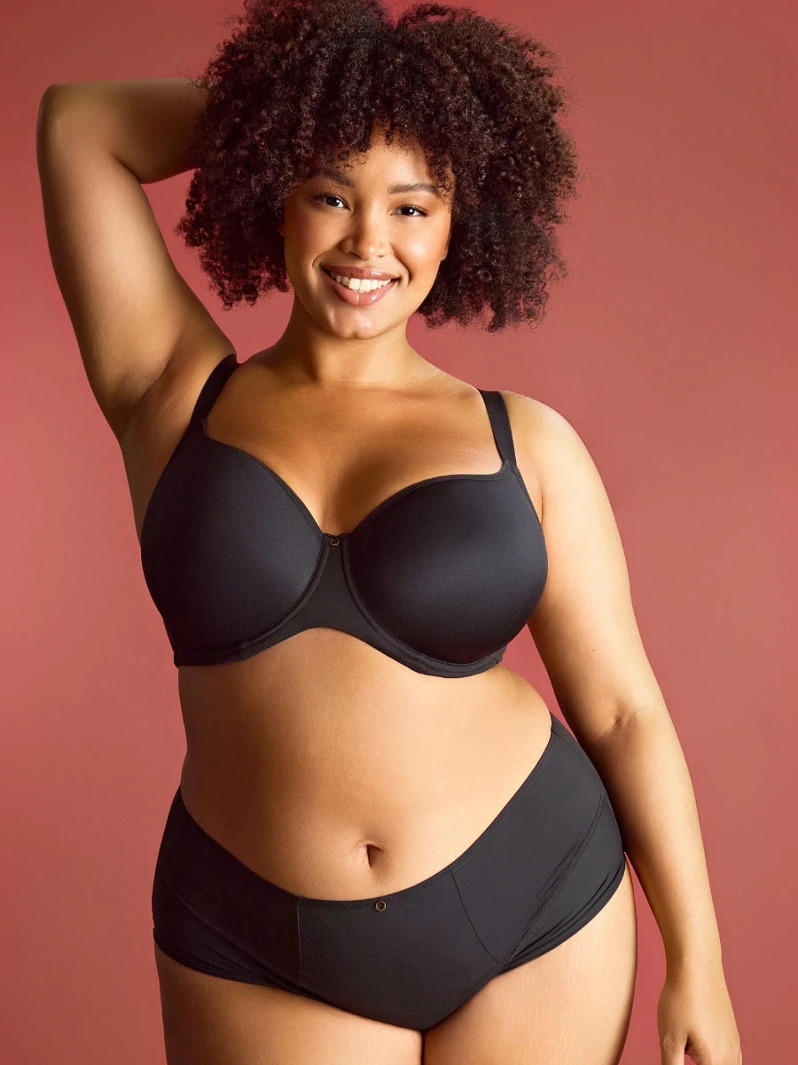 Elegance Moulded Spacer Bra - Noir - Image 7