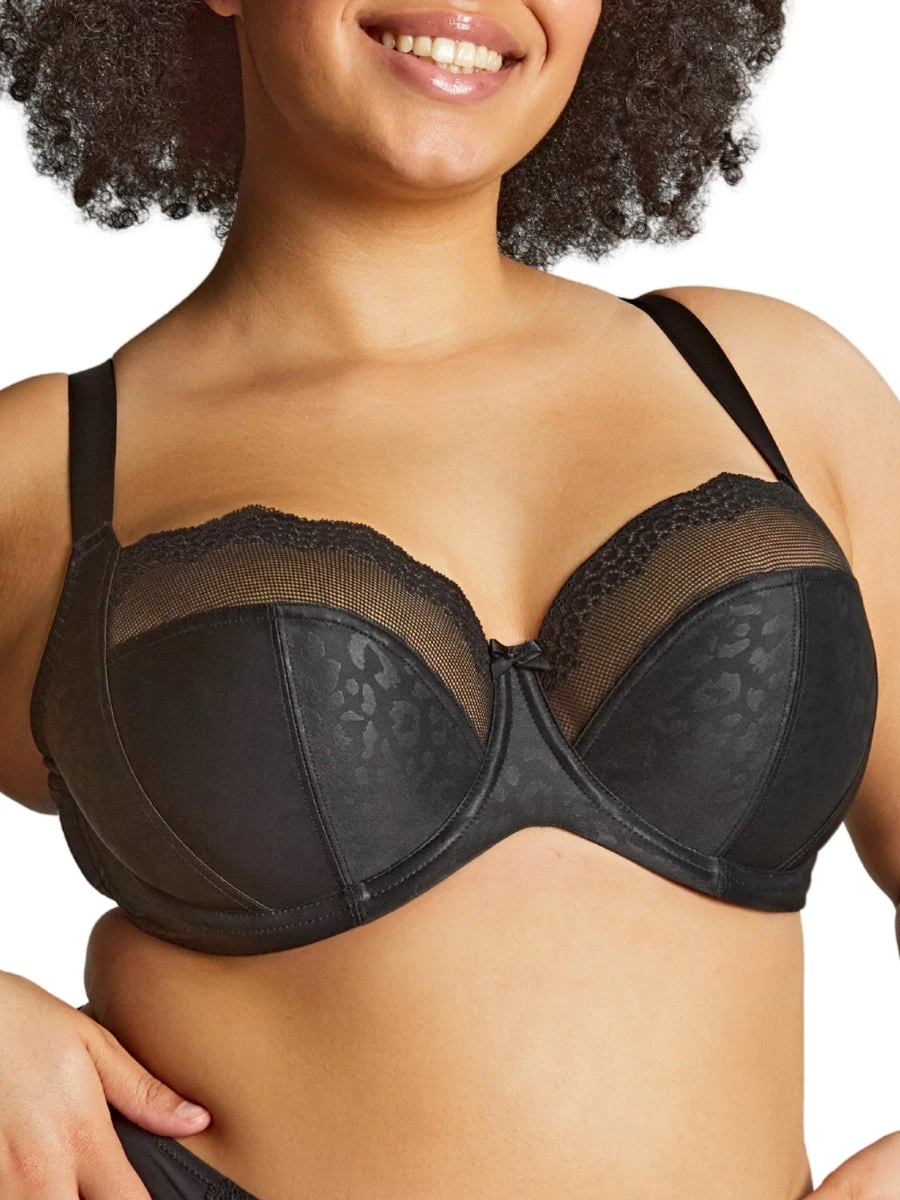 Esme Balcony Bra - Black Animal