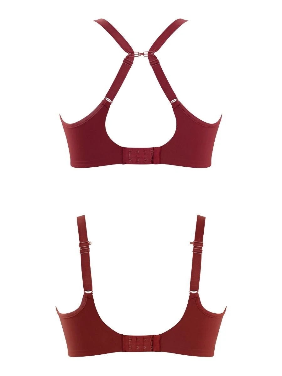 Elegance Spacer Bra - Mineral Red - Image 7