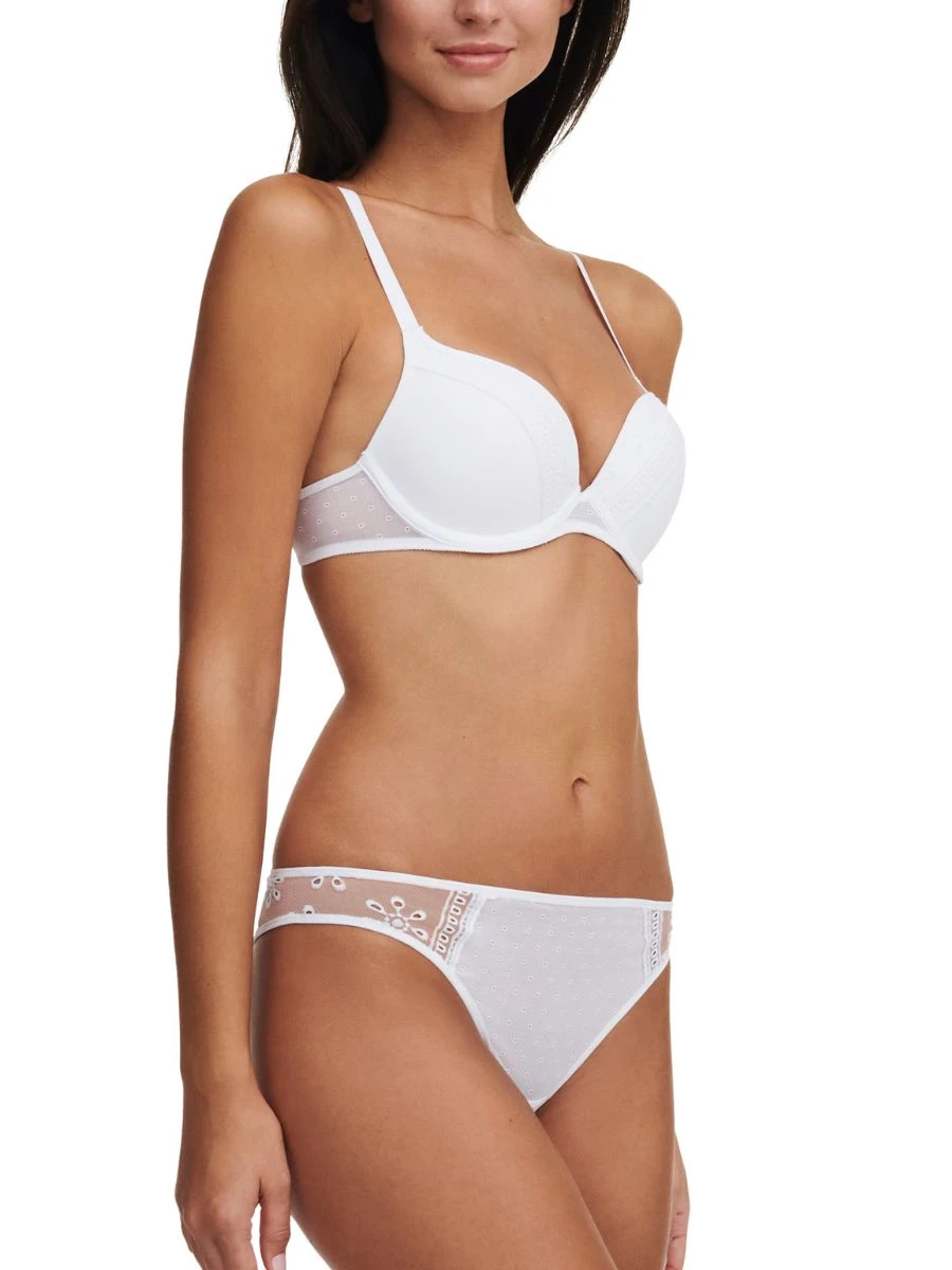 Passionata Prisca Push Up Bra - White - Image 2