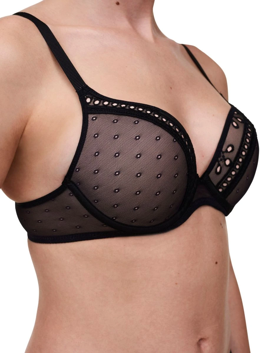 Passionata Prisca Push-Up Bra - Black - Image 4
