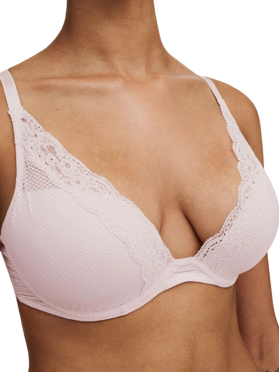 Passionata Brooklyn Plunge Bra - Porcelain Pink - Image 3