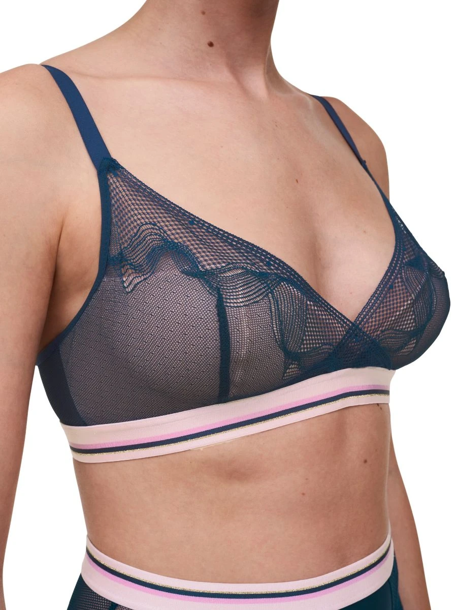 Passionata Paola Wirefree T-Shirt Bra - Intense Blue - Image 3