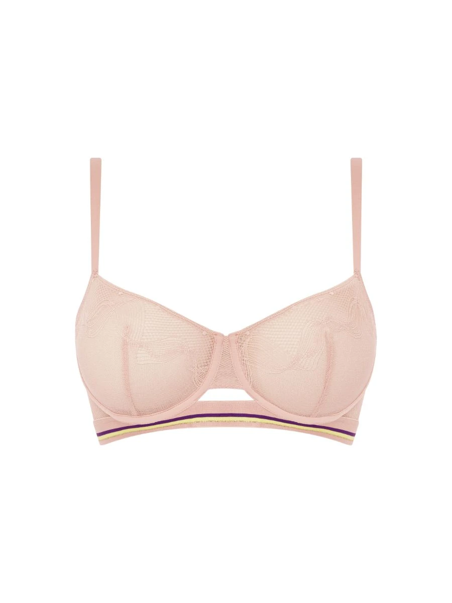 Passionata Paola Half Cup Bra - Dusky Pink - Image 4
